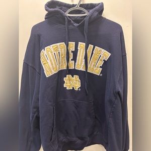 UNIVERSITY OF NOTRE DAME HOODIE MENS L